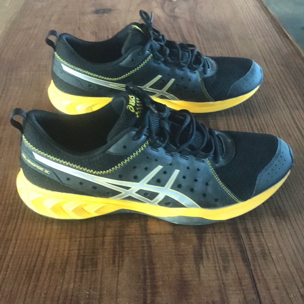 ASICS Gel-Engage 3c Black/Yellow/Silver.